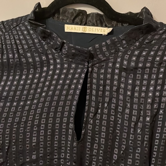 Marie Oliver Silk Blend Dress Size XL - Picture 4 of 7